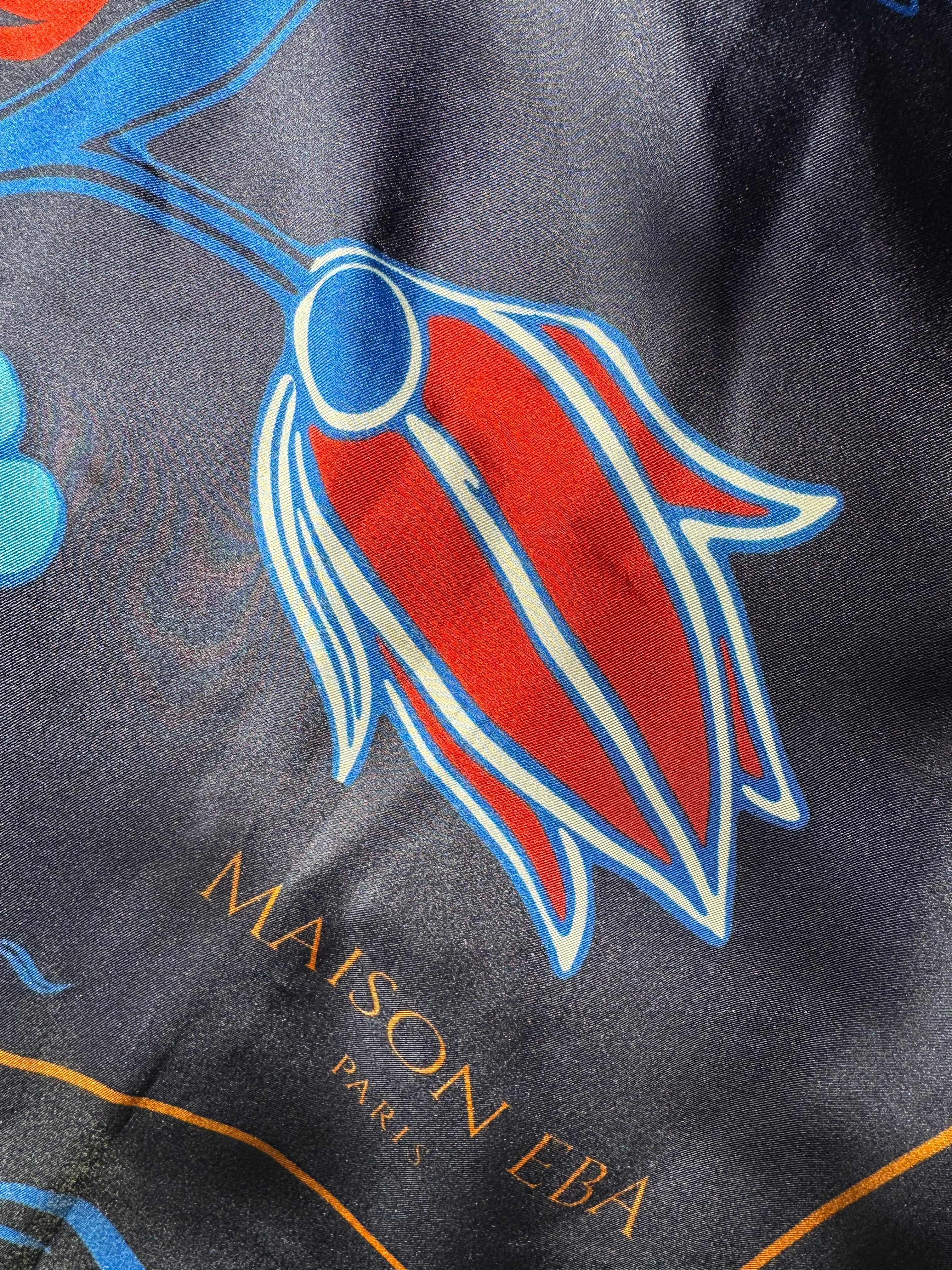 Foulard carré soie - Parfums d'Istanbul