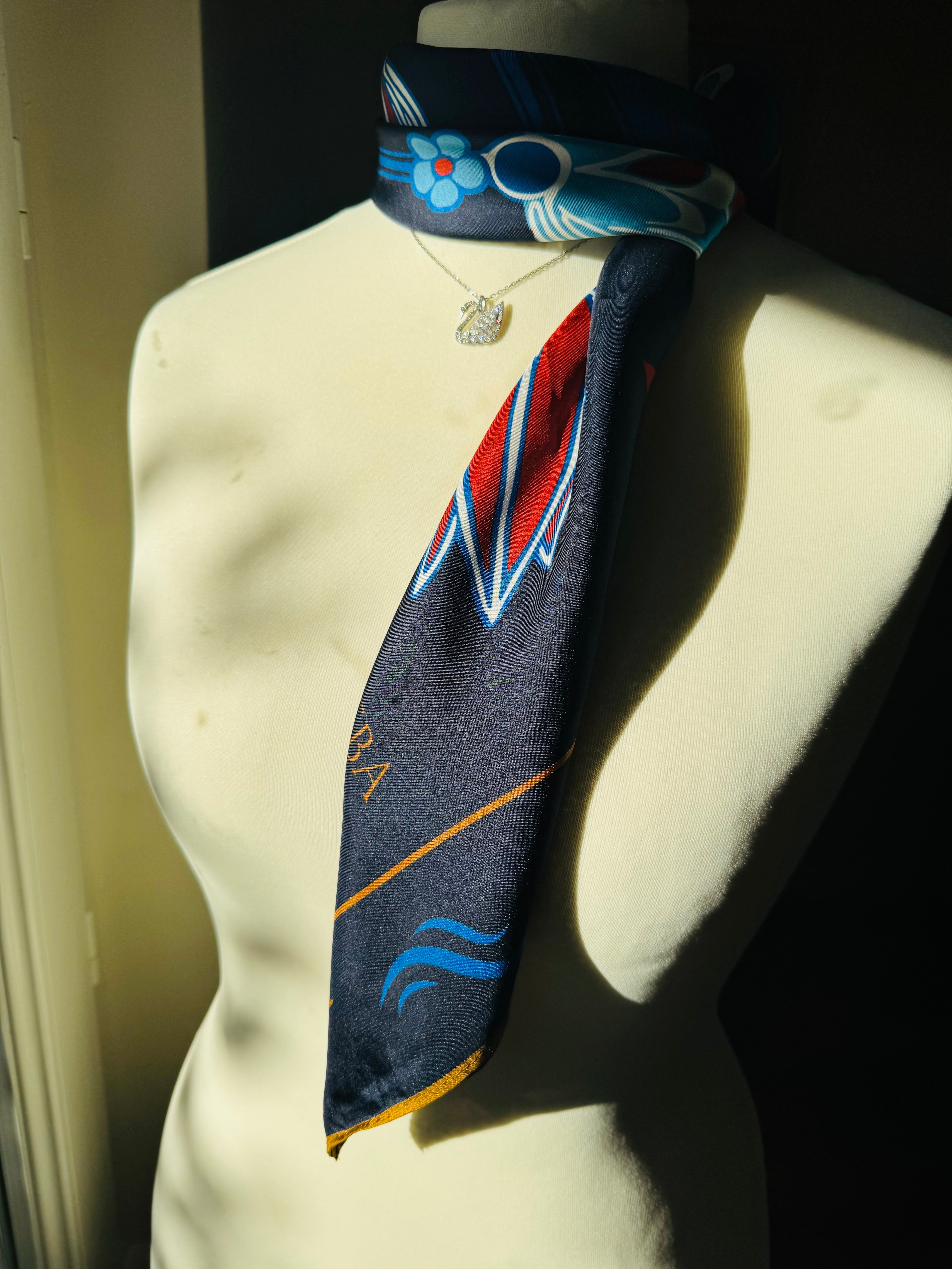 Foulard carré soie - Parfums d'Istanbul