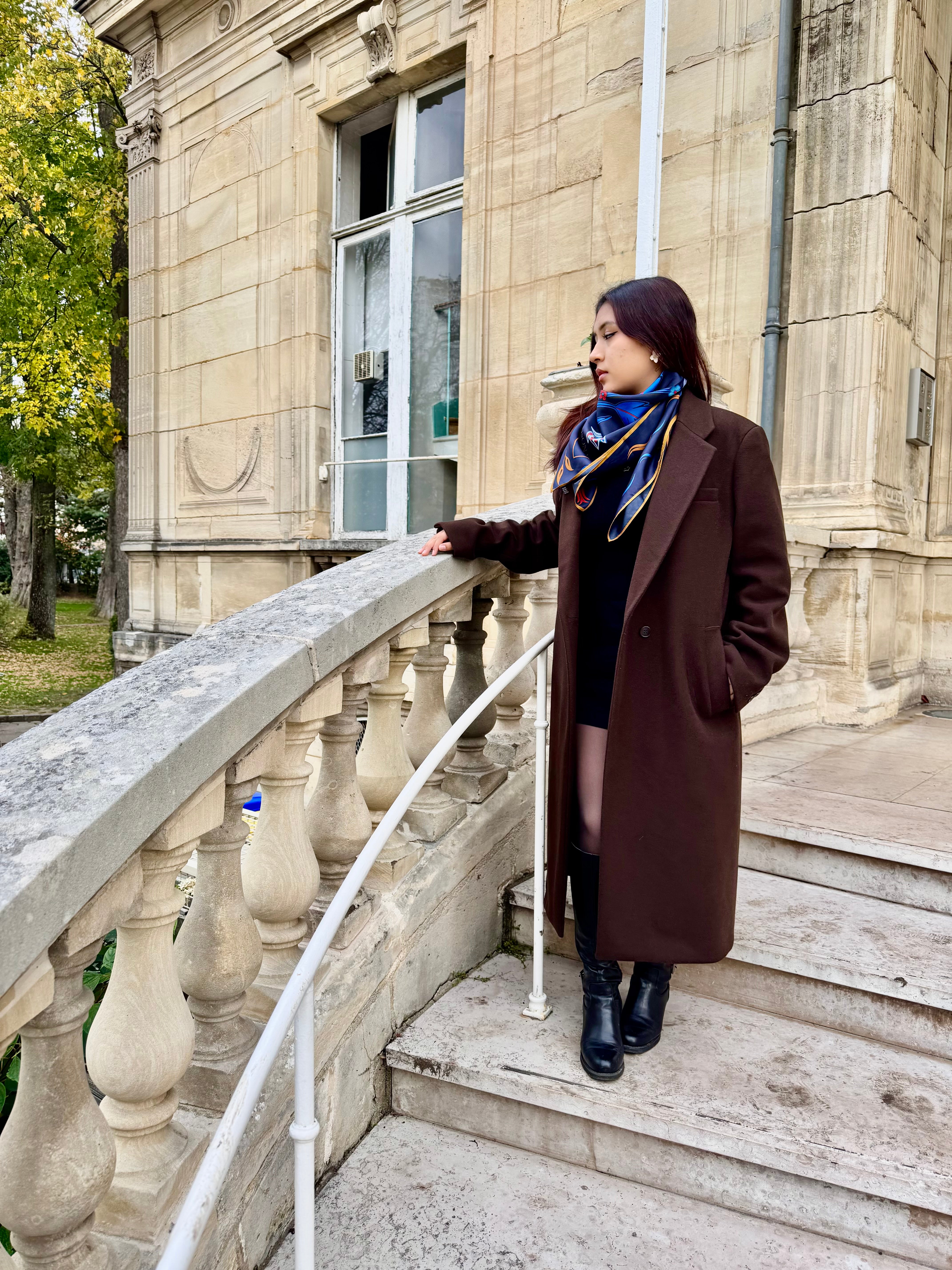 Foulard carré soie - Parfums d'Istanbul