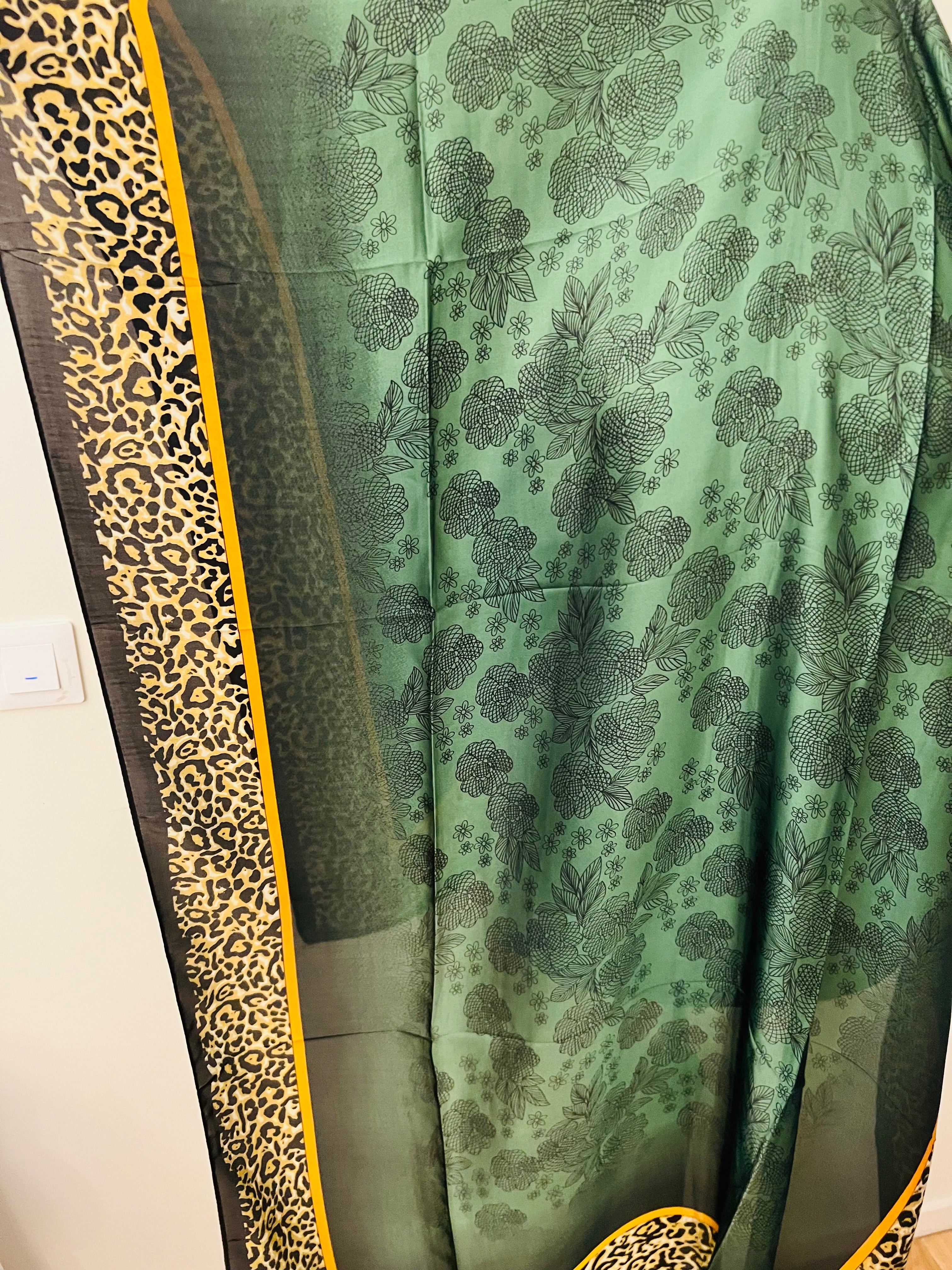 Satin Royal Green Leo